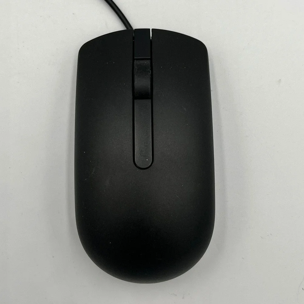 Dell Optical Mouse MS116t1 Unisex One Size Black Very Good USB Wired Office